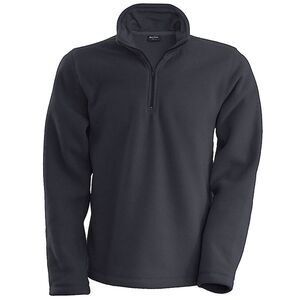 Kariban Mens Enzo 1/4 Zip Fleece Top / Convoy Grey